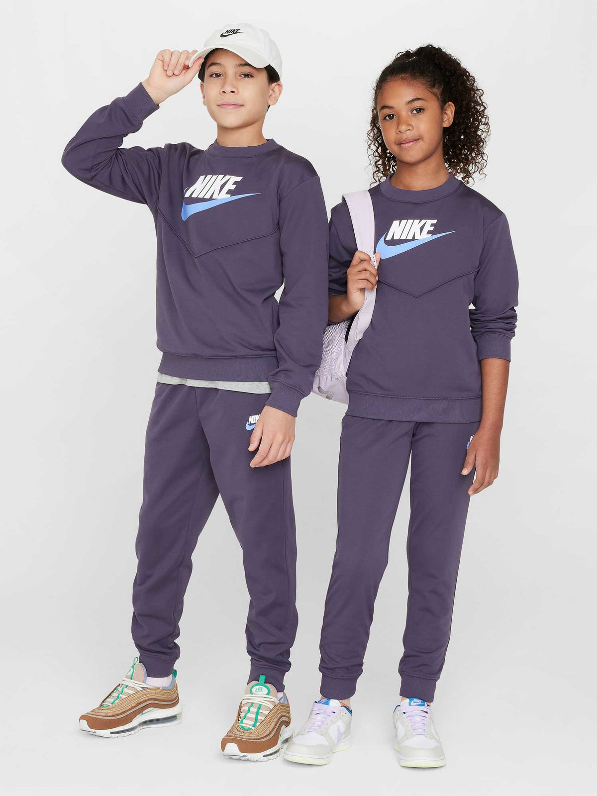 NIKE Спортен екип K NSW TRACKSUIT POLY CREW HBR